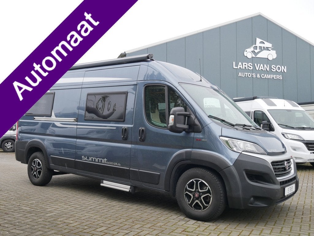 Pössl Summit 600 Plus, 9-Traps Automaat, Maxi Chassis, Fiat, Automaat, Buscamper of Camperbus, Tot en met 2, Bedrijf