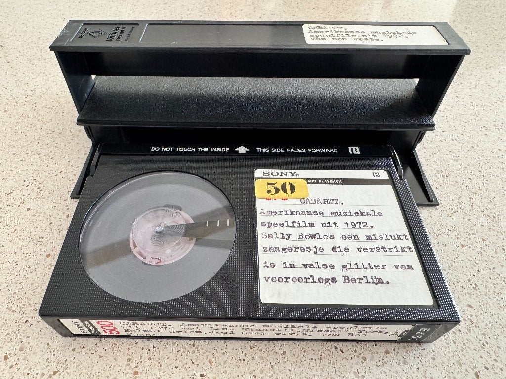 Cabaret (1972) - Musicalfilm (Betamax), Cd's en Dvd's, Betamax, Ophalen of Verzenden, Vanaf 12 jaar, Nederlands ondertiteld