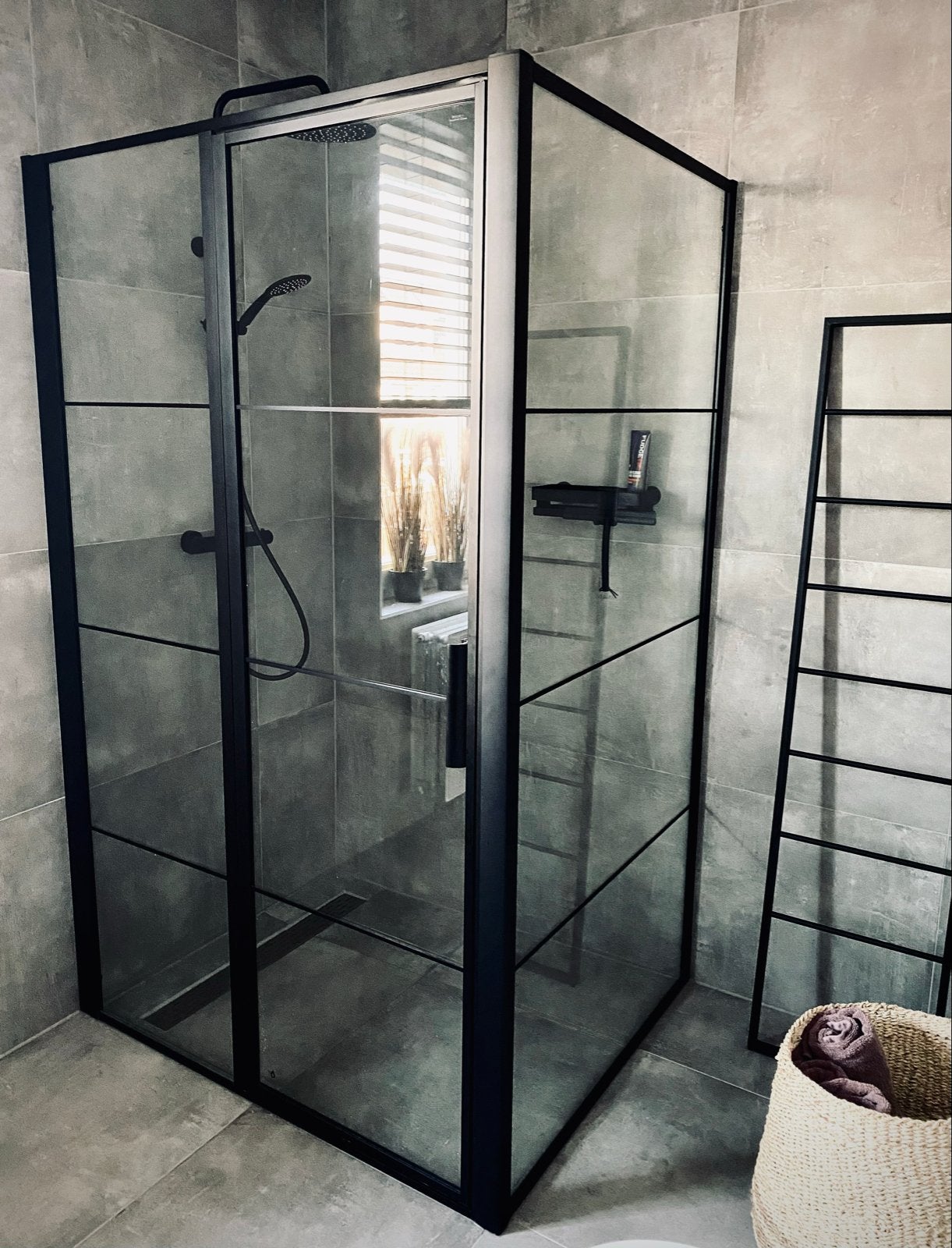 Nieuw Douchescherm Vast Gedeelte - Zwart Edition, Ophalen, Nieuw, Met douche