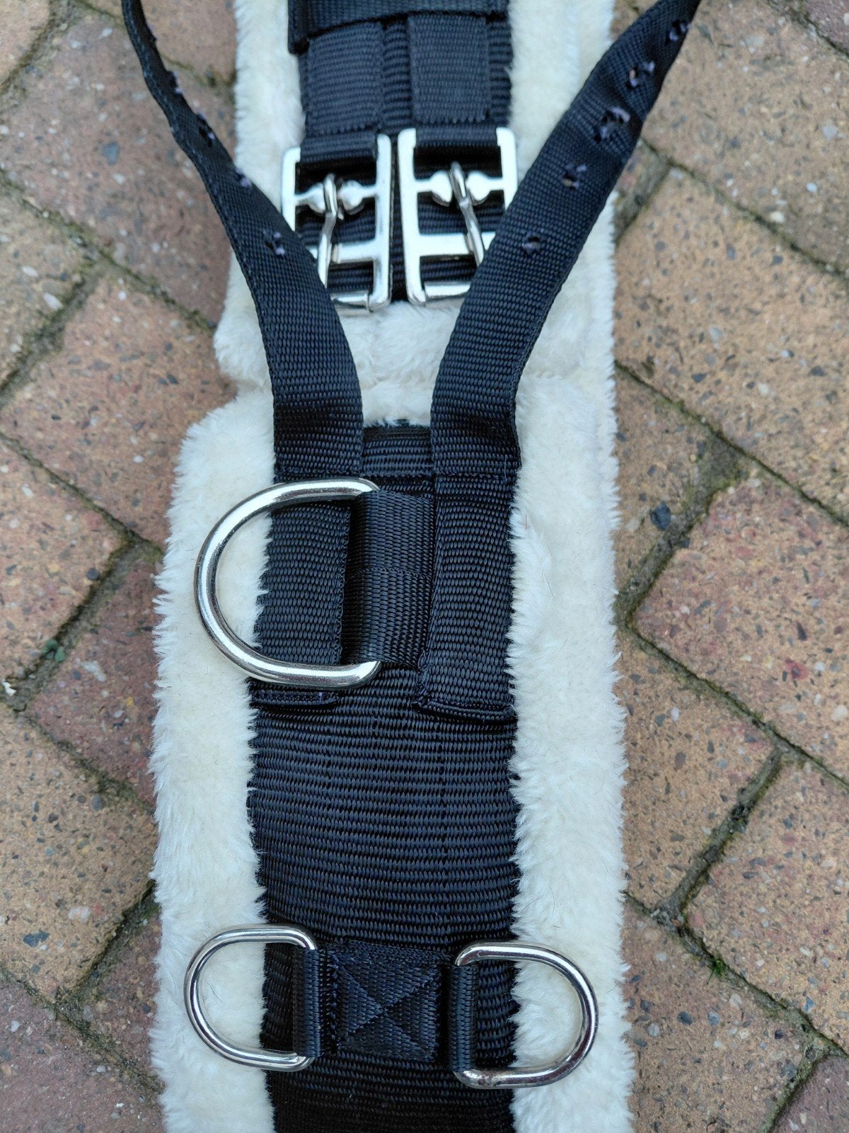 Nog een hele mooie longeersingel maat pony  € 15, met bont, Ophalen of Verzenden