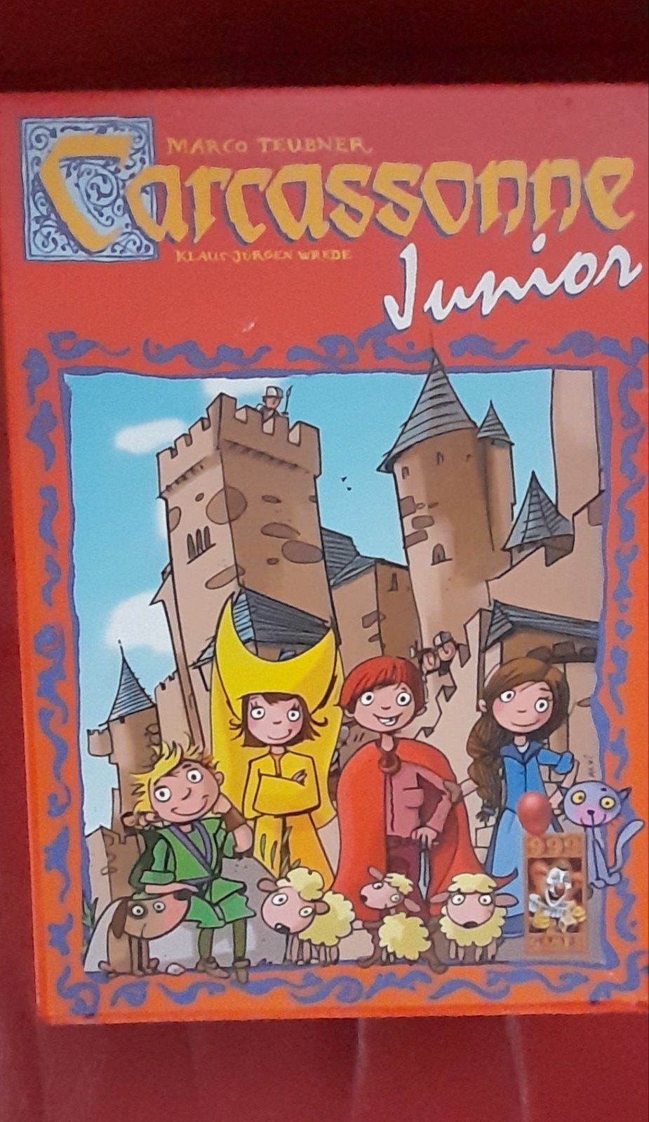 Bordspel Carcassonne Junior., Hobby en Vrije tijd, Gezelschapsspellen | Bordspellen, Ophalen of Verzenden, Zo goed als nieuw