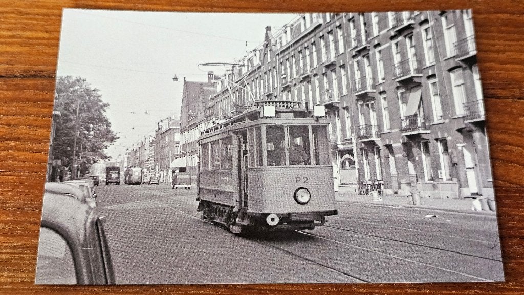 Foto TRAM GVB Amsterdam P2 Oosterpark, Verzenden, Gebruikt, Tram, Overige typen