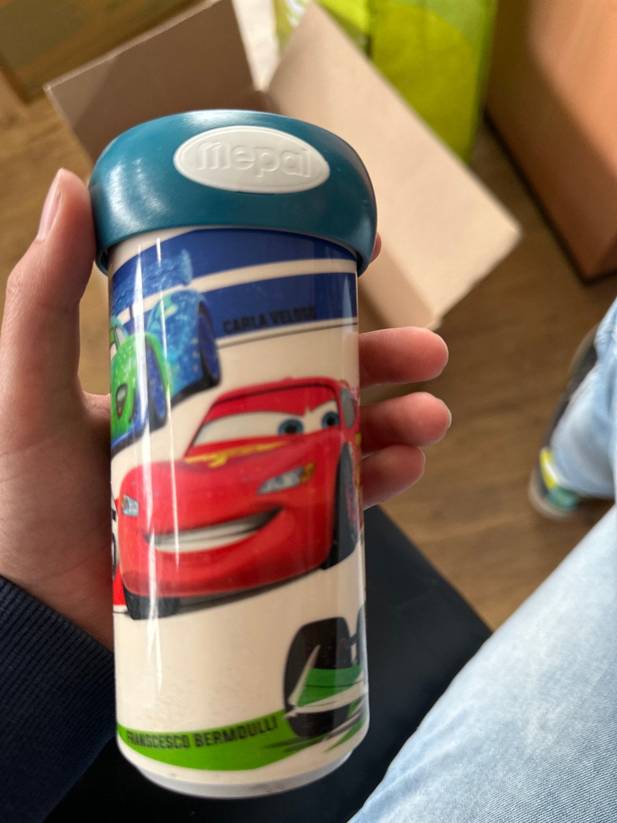 Mepal Cars drinkbeker - Zo goed als nieuw, Ophalen of Verzenden, Zo goed als nieuw