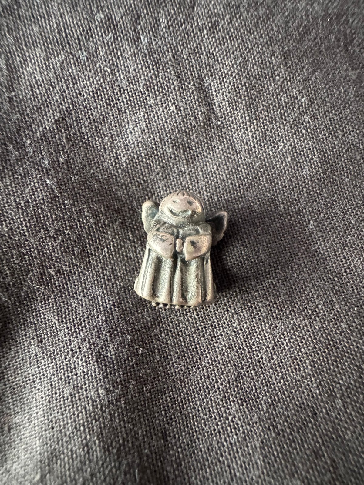 Pandora Bedel Engel Zilver 925 ALE, Gebruikt, Pandora, Ophalen of Verzenden, 1 bedel