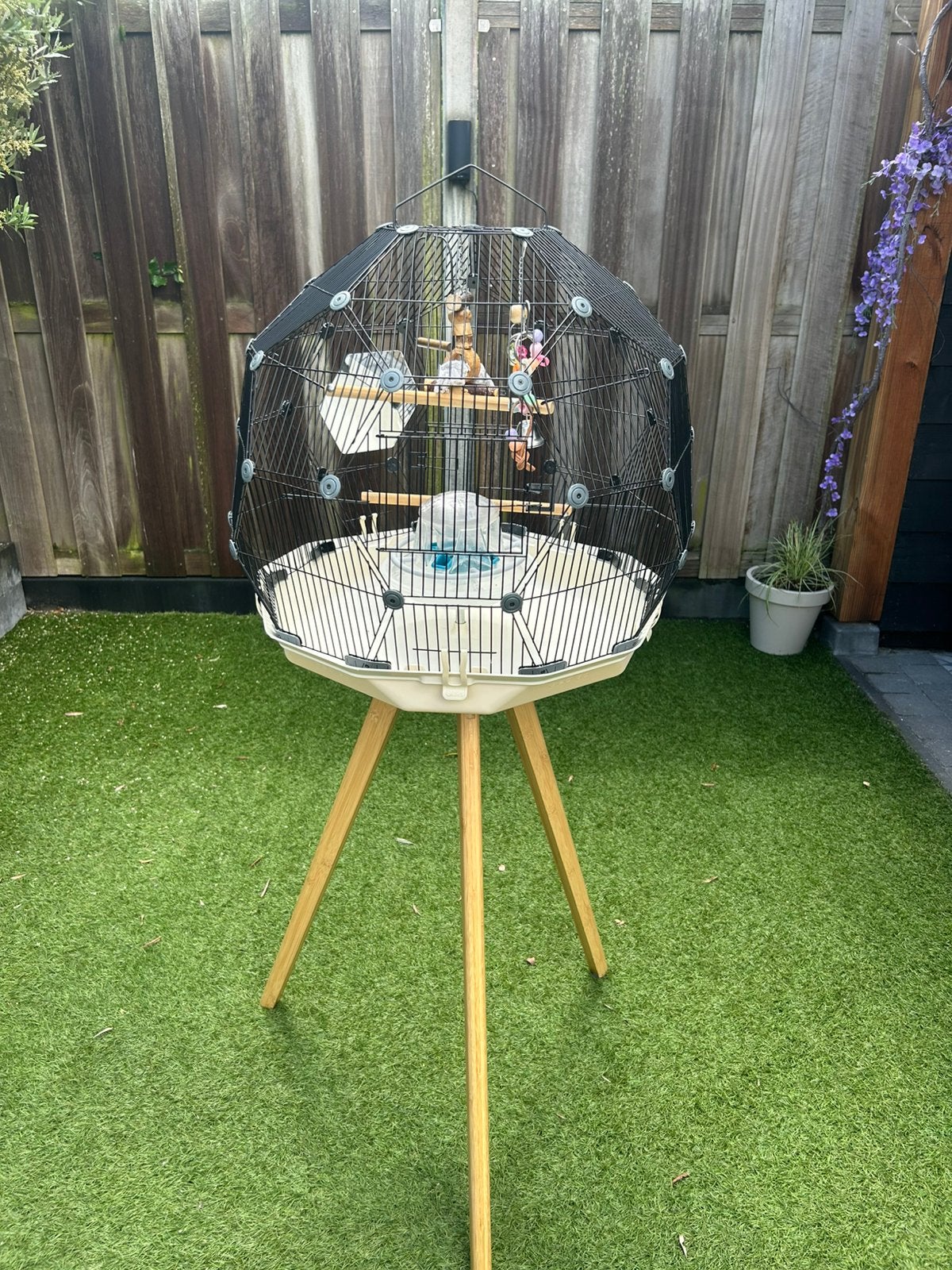 Vogelkooi Omlet, Ophalen, Gebruikt, Metaal, Vogelkooi