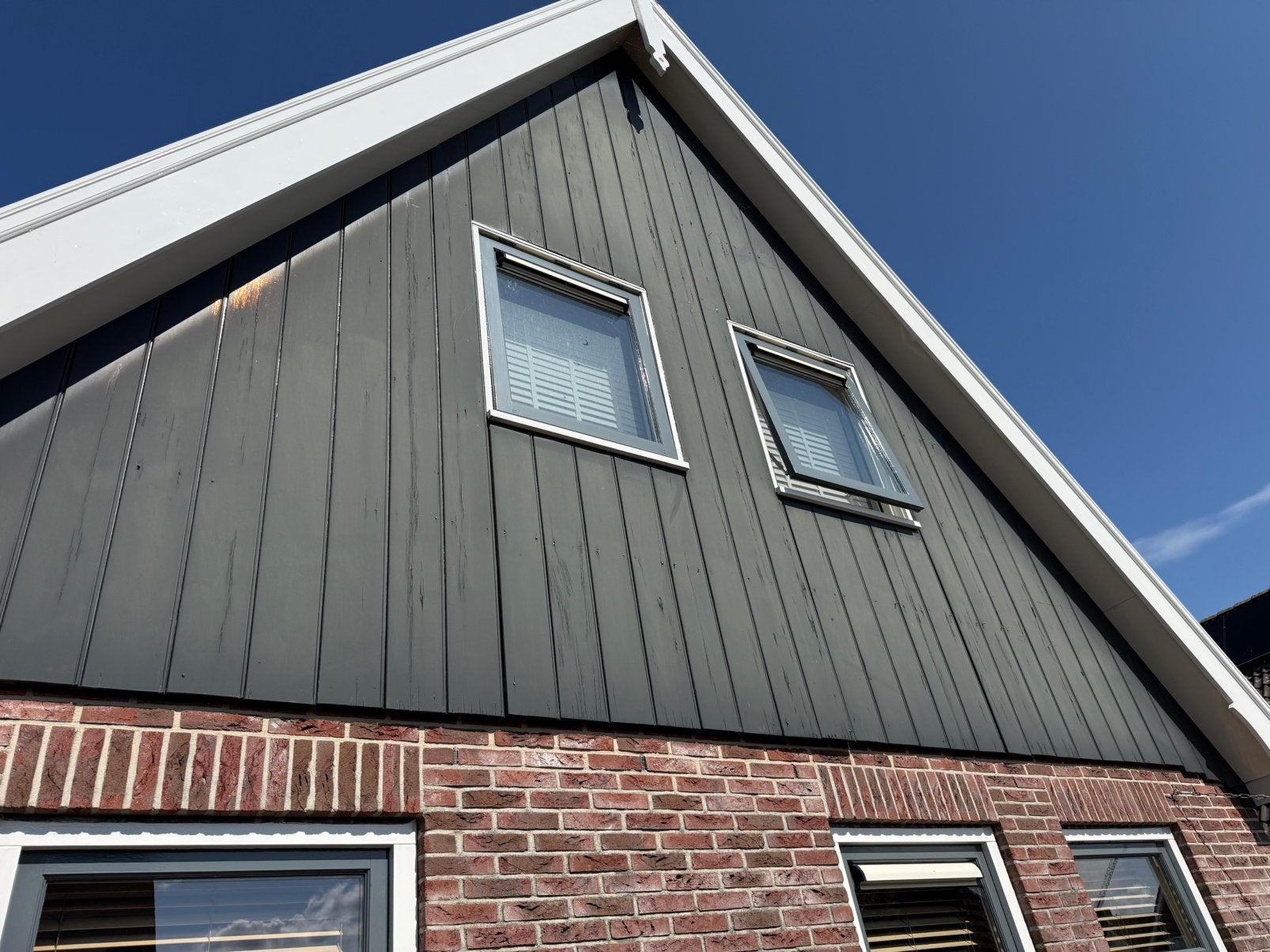 Red cedar rabat 20m2 ongeveer, Ophalen, Zo goed als nieuw, Wit, Minder dan 100 cm