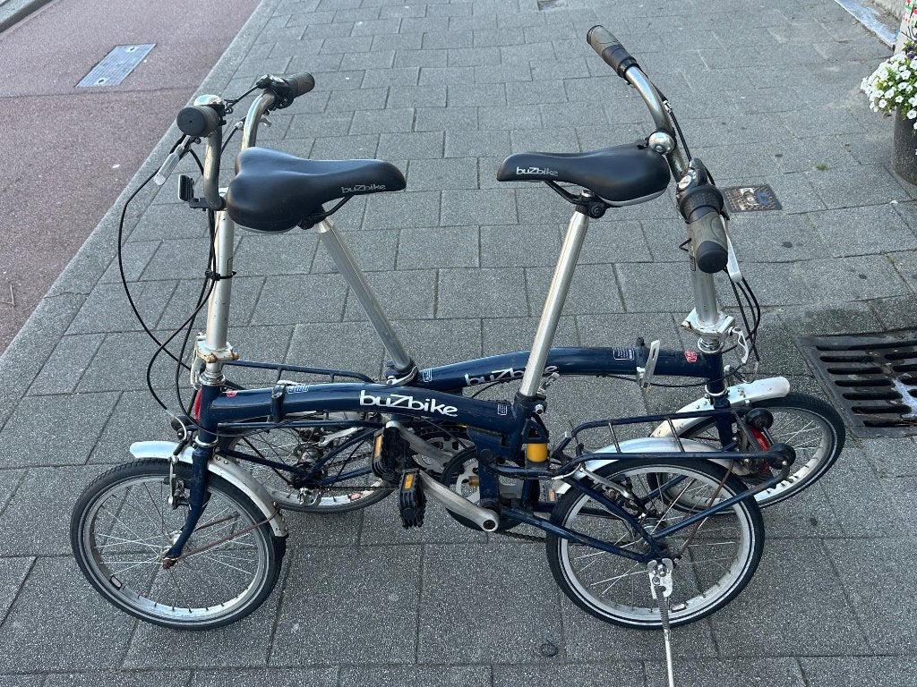 Vouwfiets twee stuks, Gebruikt, Minder dan 14 inch, Velgrem, Versnellingen