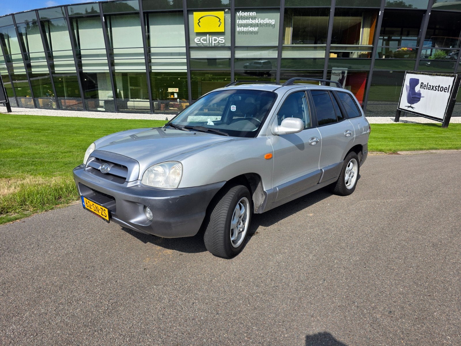 Hyundai Santa Fe 2.0 I 16V 2WD 2006 Grijs, Auto's, Hyundai, Particulier, Santa Fe, Airbags, Airconditioning, Android Auto, Apple Carplay