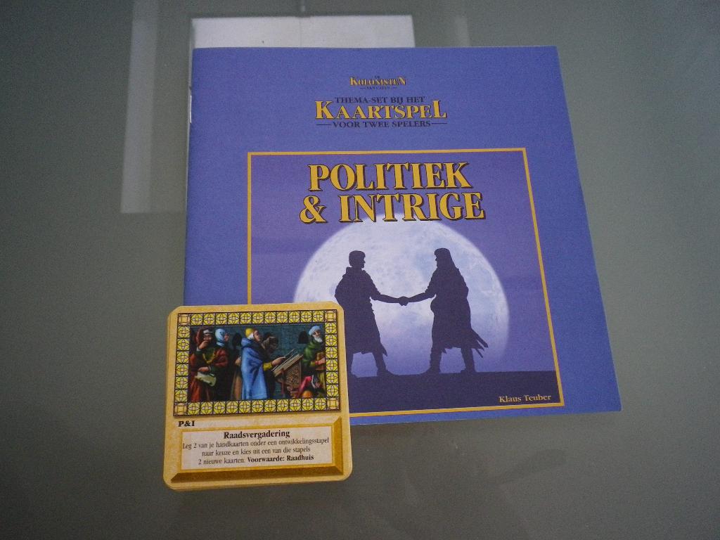 Politiek en intrige uitbreiding kaartspel, Hobby en Vrije tijd, Gezelschapsspellen | Bordspellen, Ophalen of Verzenden, Gebruikt