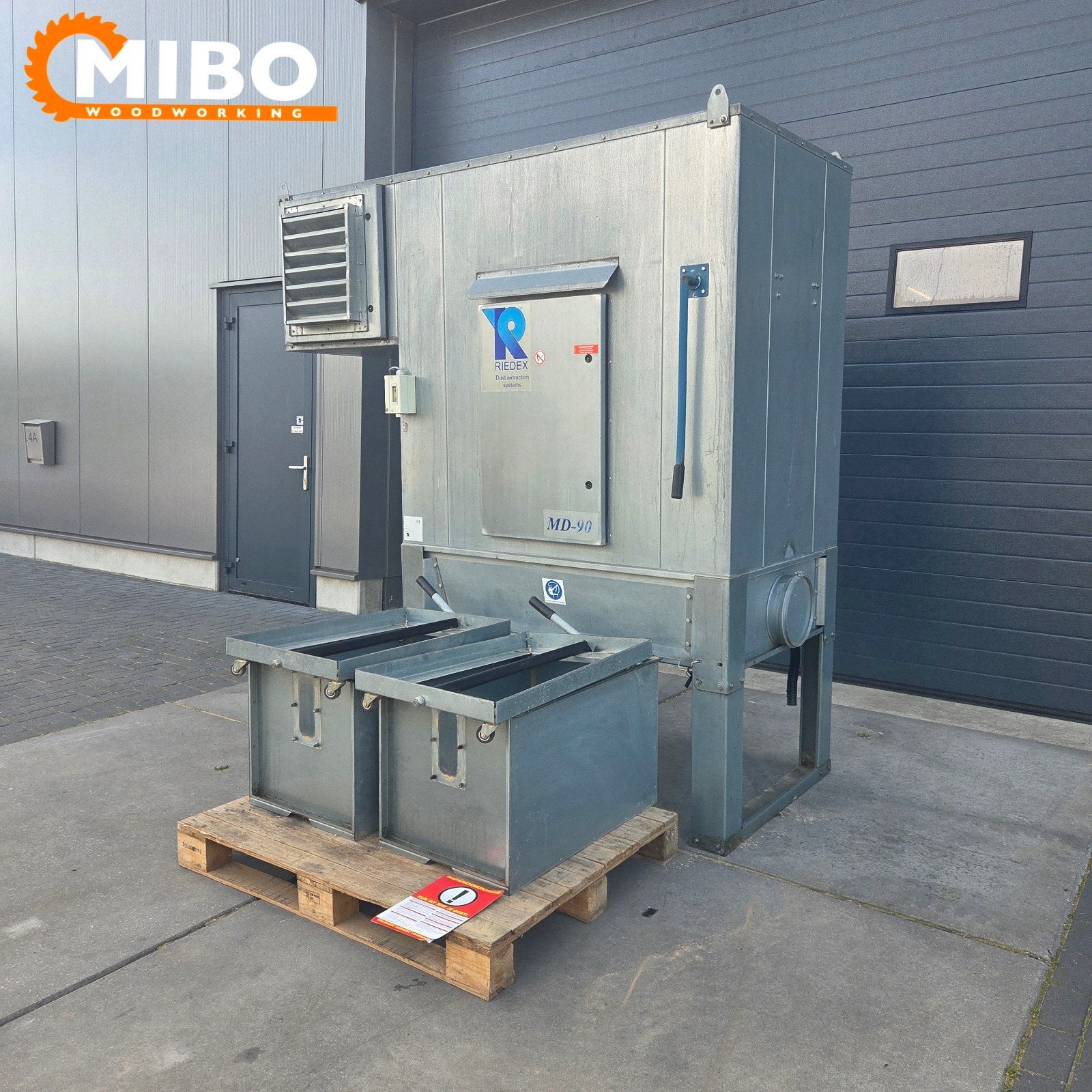 Riedex onderdruk afzuiger *** 200mm goede staat, Ophalen of Verzenden, Zo goed als nieuw, Ventilator en Afzuiger