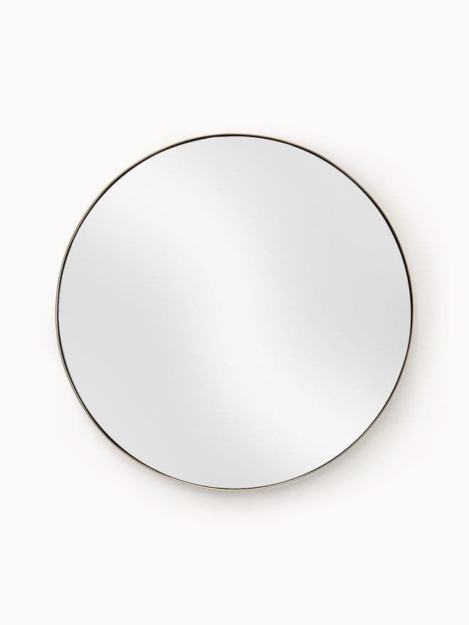 Westwing ronde wandspiegel, Huis en Inrichting, Ophalen, Rond, Zo goed als nieuw, Minder dan 100 cm