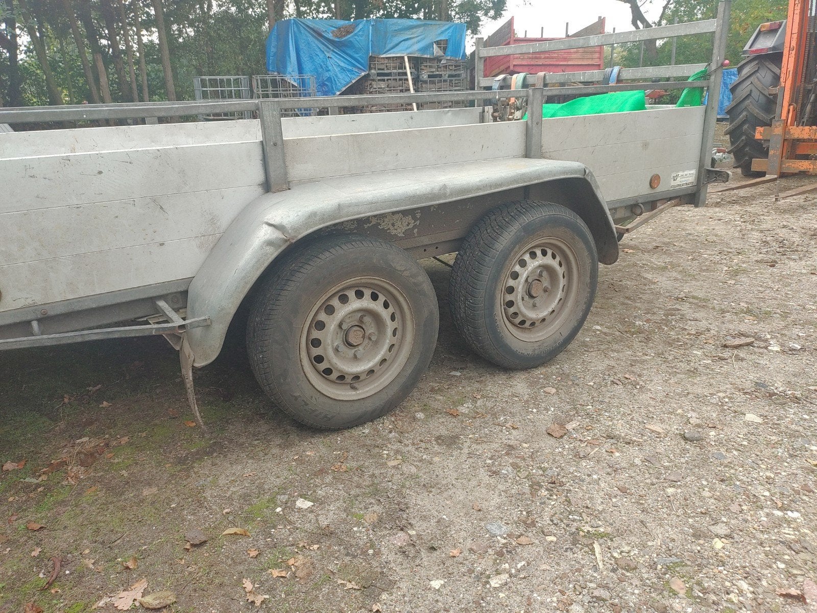 Anssems aanhangwagen 300x150 cm - Nieuwe remmen/koppeling, Ophalen of Verzenden, Gebruikt