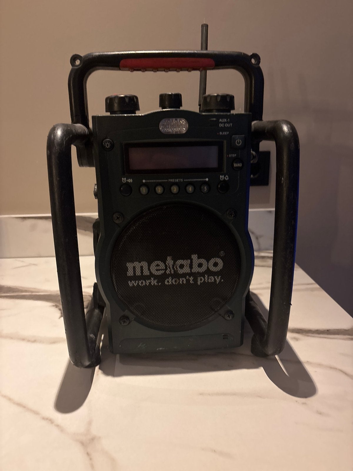 Metabo bouwradio - Robuuste radio voor de bouwplaats, Ophalen of Verzenden, Gebruikt, Bouwradio
