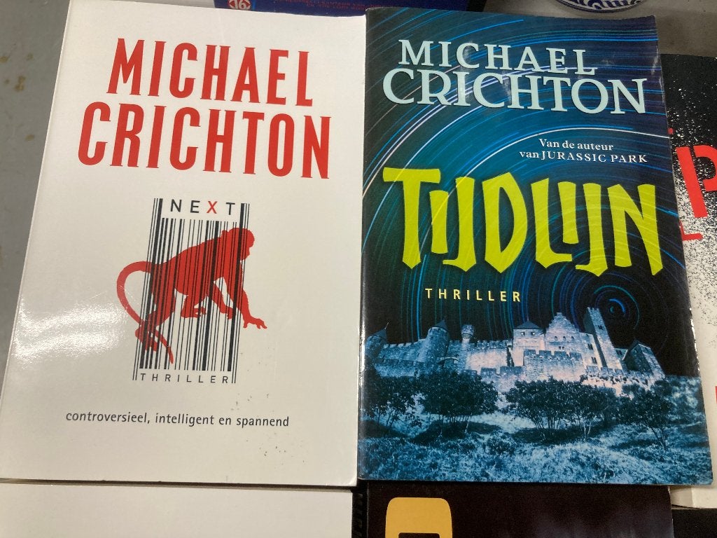 T.K. nog 1 boek van Michael Crichton Disclosure & een DVD, Ophalen of Verzenden, Gelezen, Michael Crichton