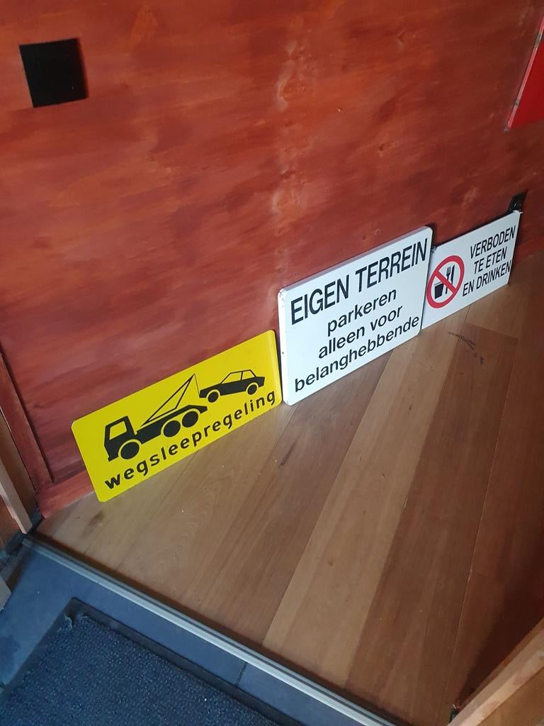 Verbodsborden. Mancave, Ophalen of Verzenden