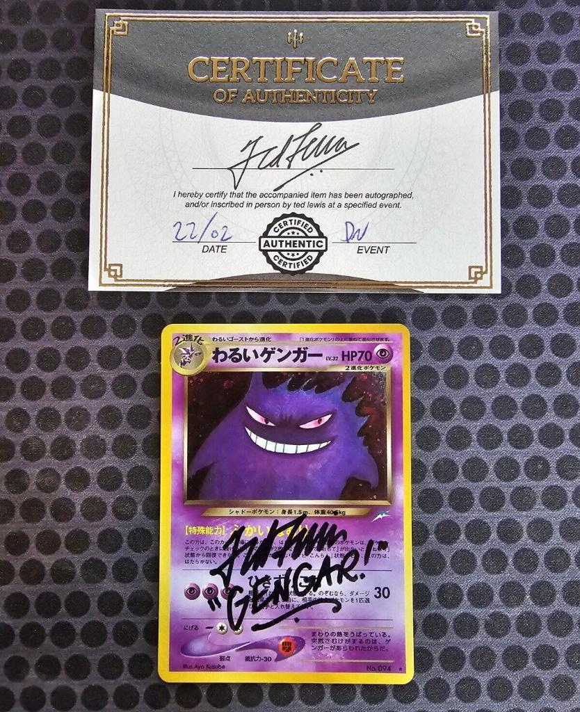 Dark Gengar 6/105 SIGNED! ZELDZAAM, Hobby en Vrije tijd, Verzamelkaartspellen | Pokémon, Ophalen, Zo goed als nieuw, Losse kaart