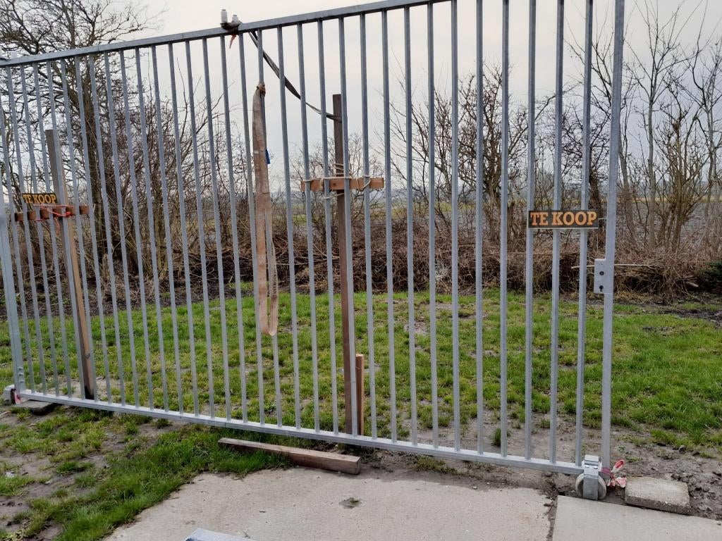 hek/poort, Tuin en Terras, Ophalen, Gebruikt, IJzer, Spijlenhekwerk