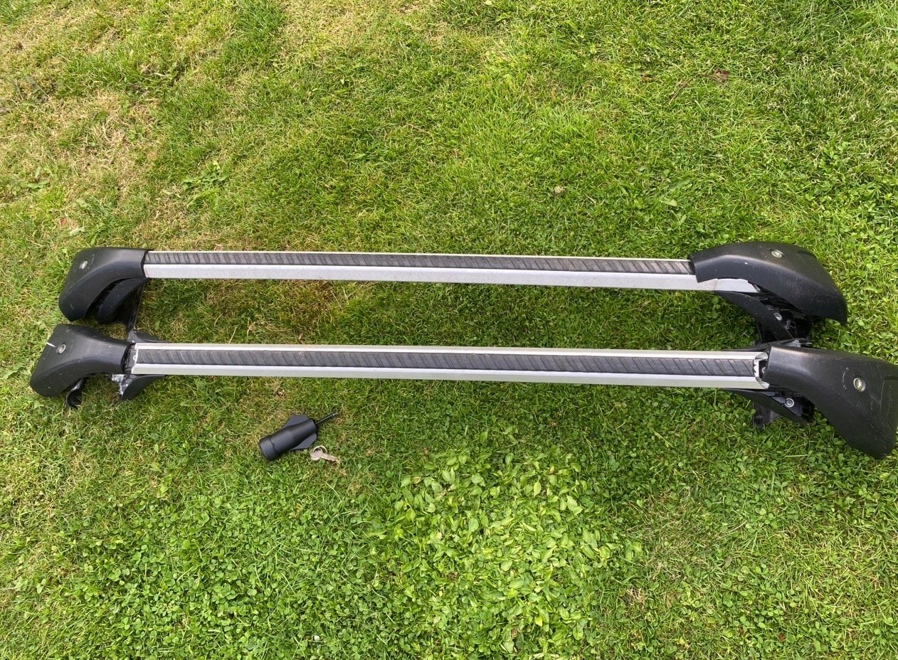 Originele Volvo V60 dakdragers (zonder dakrails), Ophalen, Gebruikt