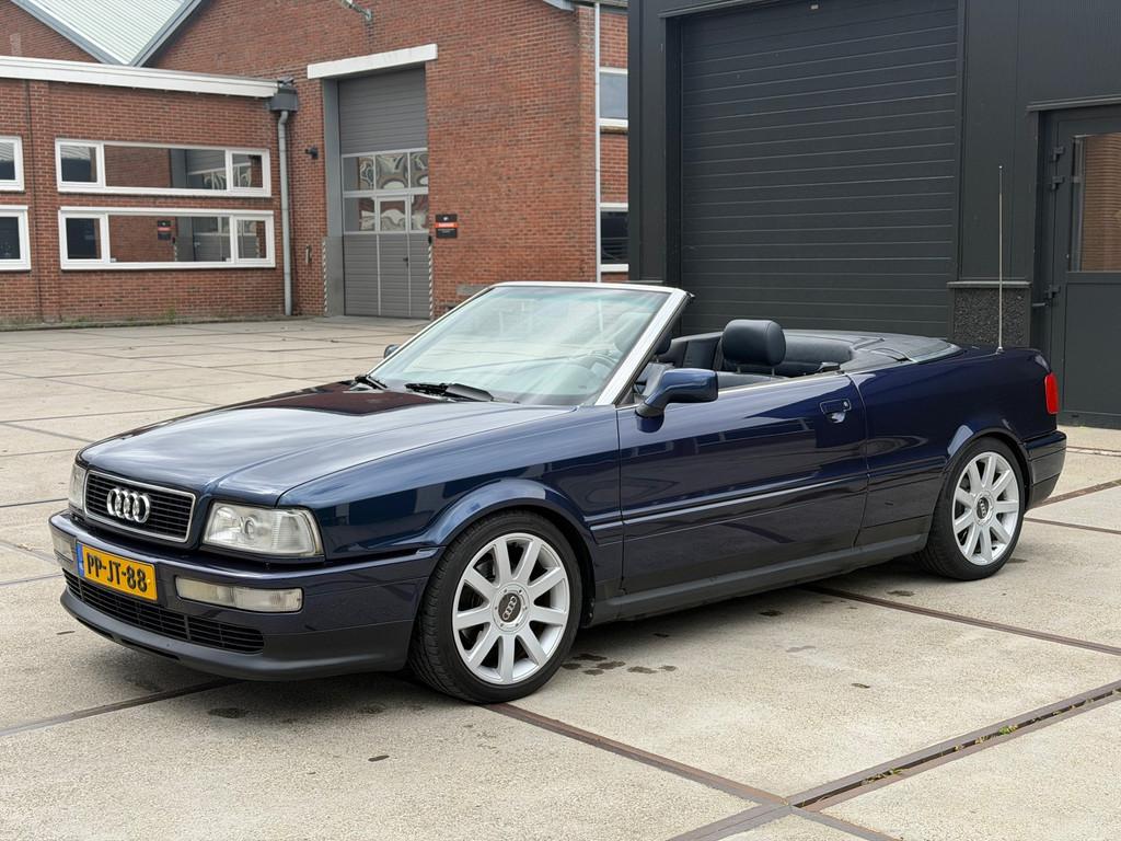 Audi Cabriolet 80 2.6 V6 AUT NL NAP NIEUWSTAAT, Auto's, Audi, Gebruikt, Leder en Stof, 1000 kg, Blauw