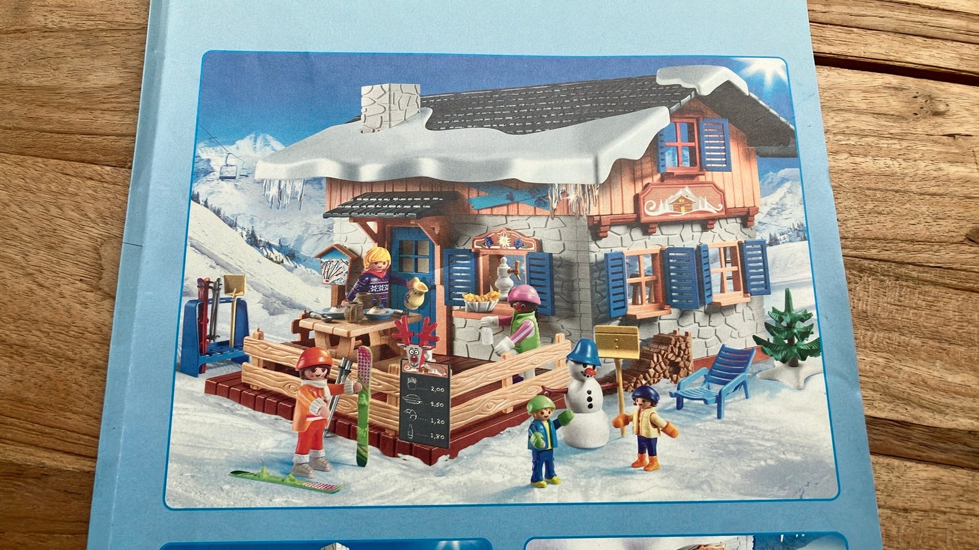 Complete ski/berghut van playmobil, Kinderen en Baby's, Speelgoed | Playmobil, Ophalen of Verzenden, Zo goed als nieuw