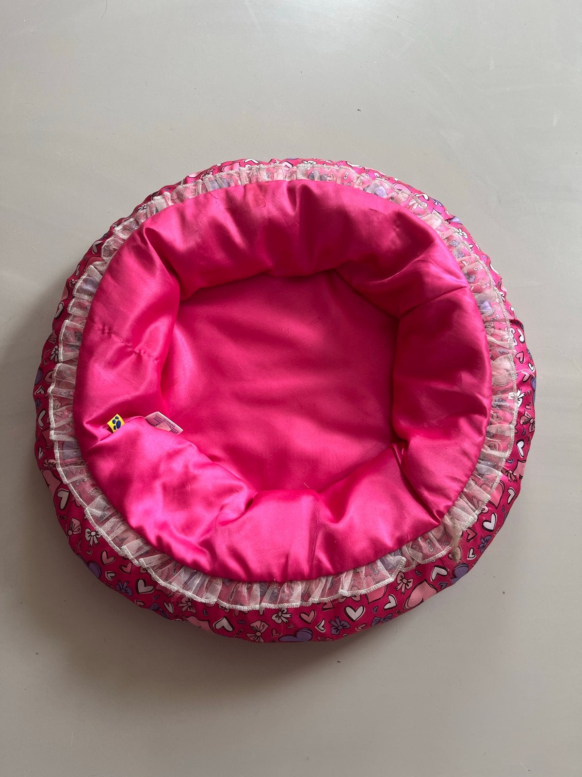Build a Bear, dierenmand., Zo goed als nieuw, Hond, Ophalen of Verzenden, Roze