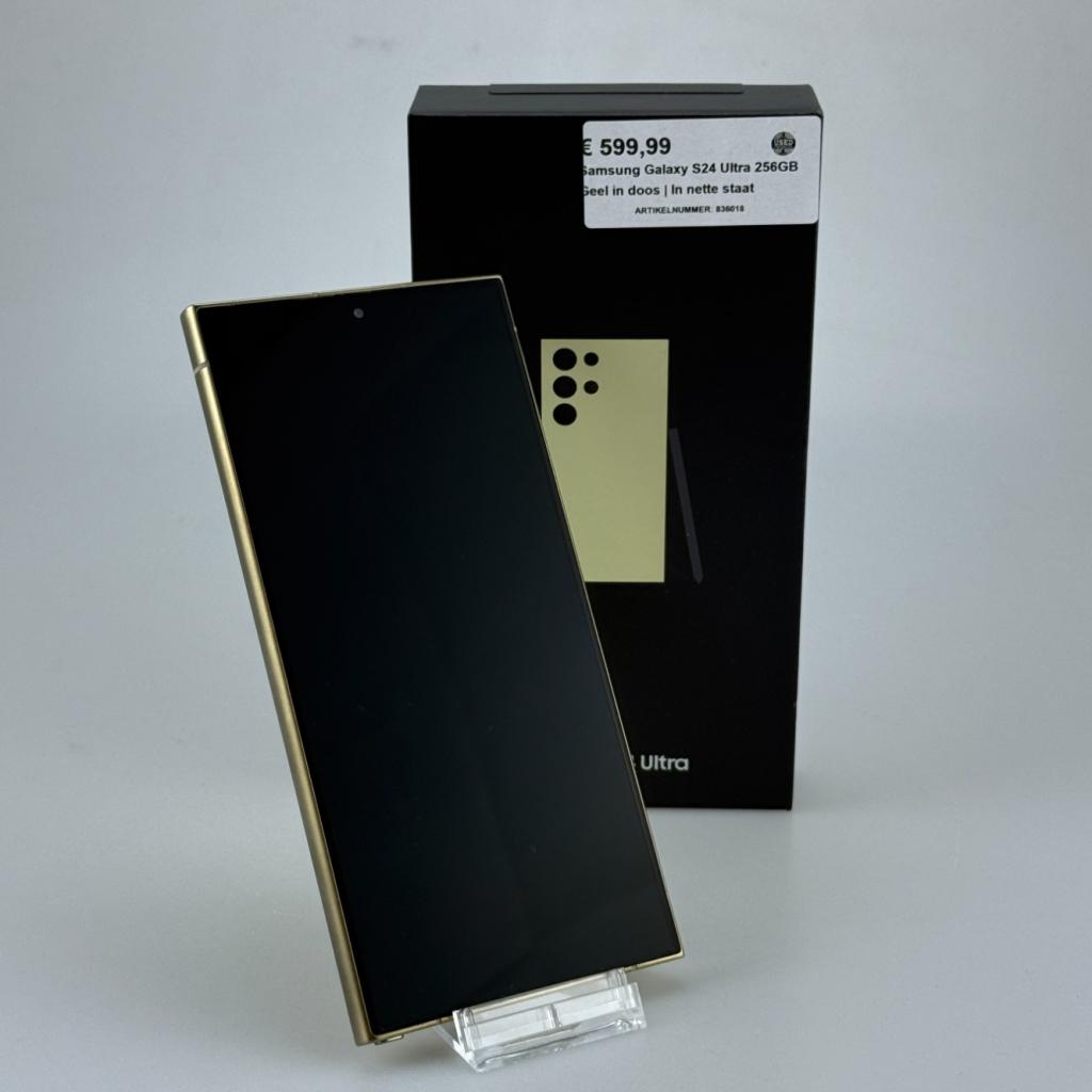 Samsung Galaxy S24 Ultra 256GB Geel in doos | In nette staat, Samsung, Zo goed als nieuw, Support@Samsung.com, 129, Samsung-ro, Yeongtong-gu
Suwon-si, Gyeonggi-do 16677
South Korea