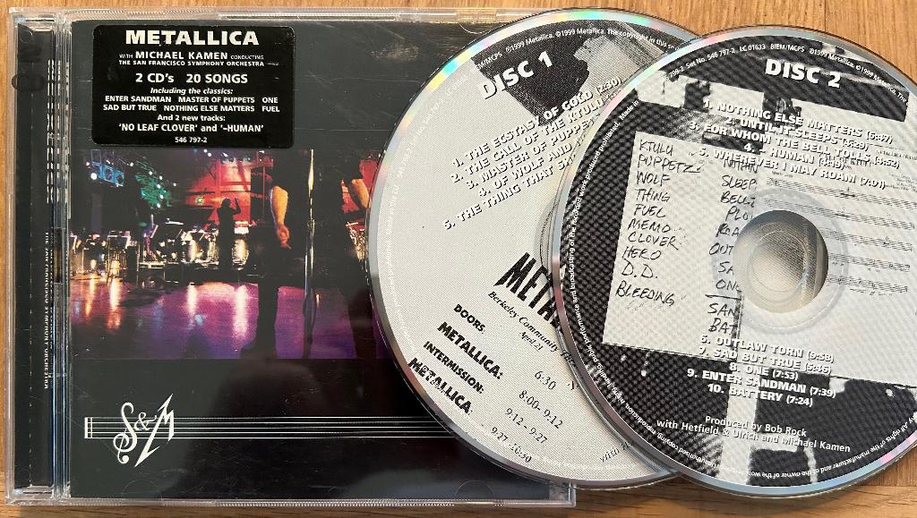 METALLICA - S&M ( 2CD ), Ophalen of Verzenden, Zo goed als nieuw