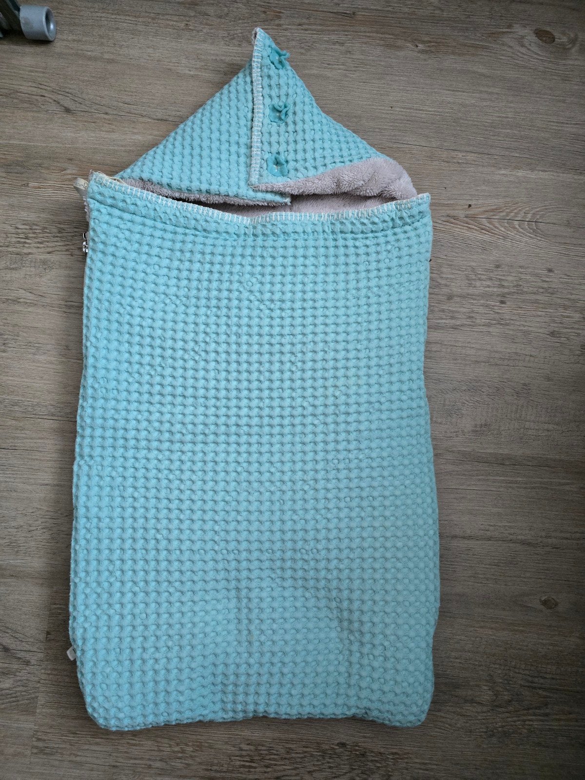 Koeka voetenzak mint wafel / teddy Oslo TOG 2.8, Koeka, Ophalen of Verzenden, Zo goed als nieuw, Gevoerd