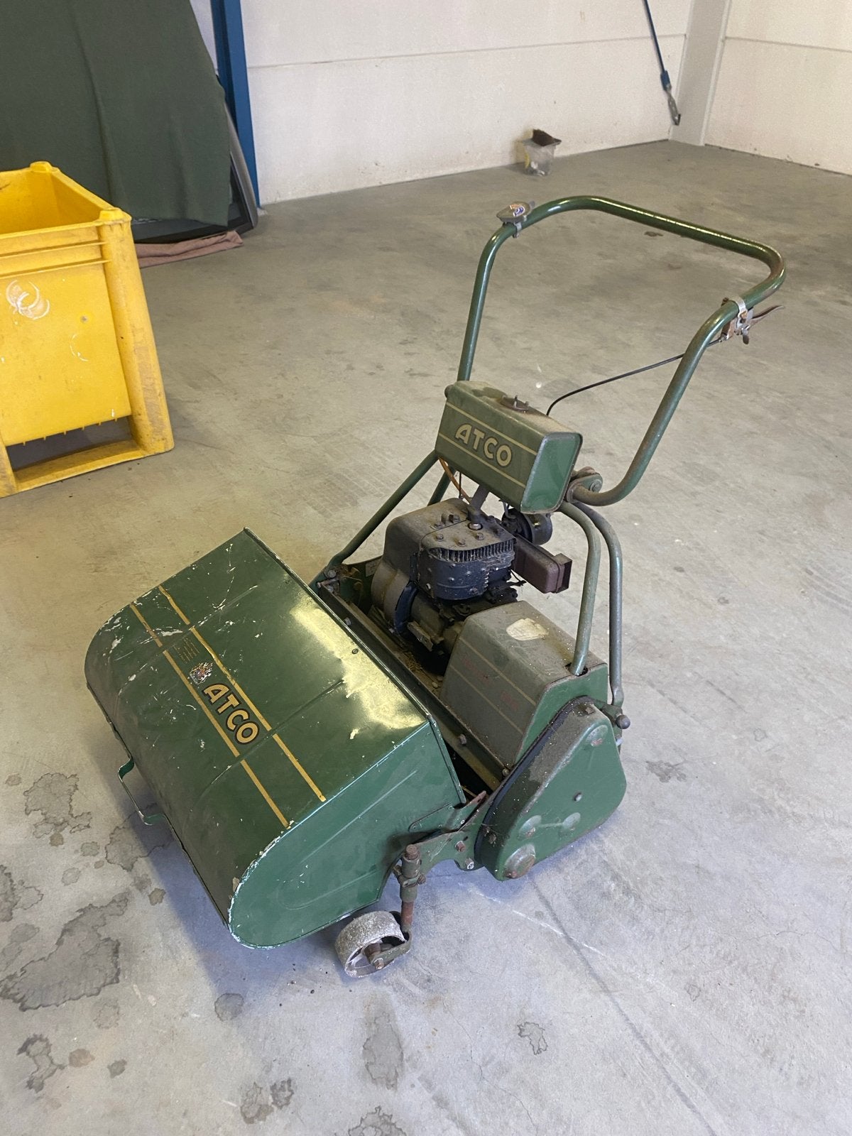 ATCO Royale Benzine Kooimesmaaier, Ophalen, Gebruikt, Benzine-grasmaaier, 50 cm of meer