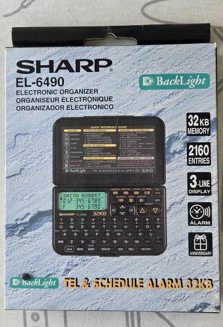 Sharp el-6490 Organizer, Ophalen of Verzenden, Nieuw