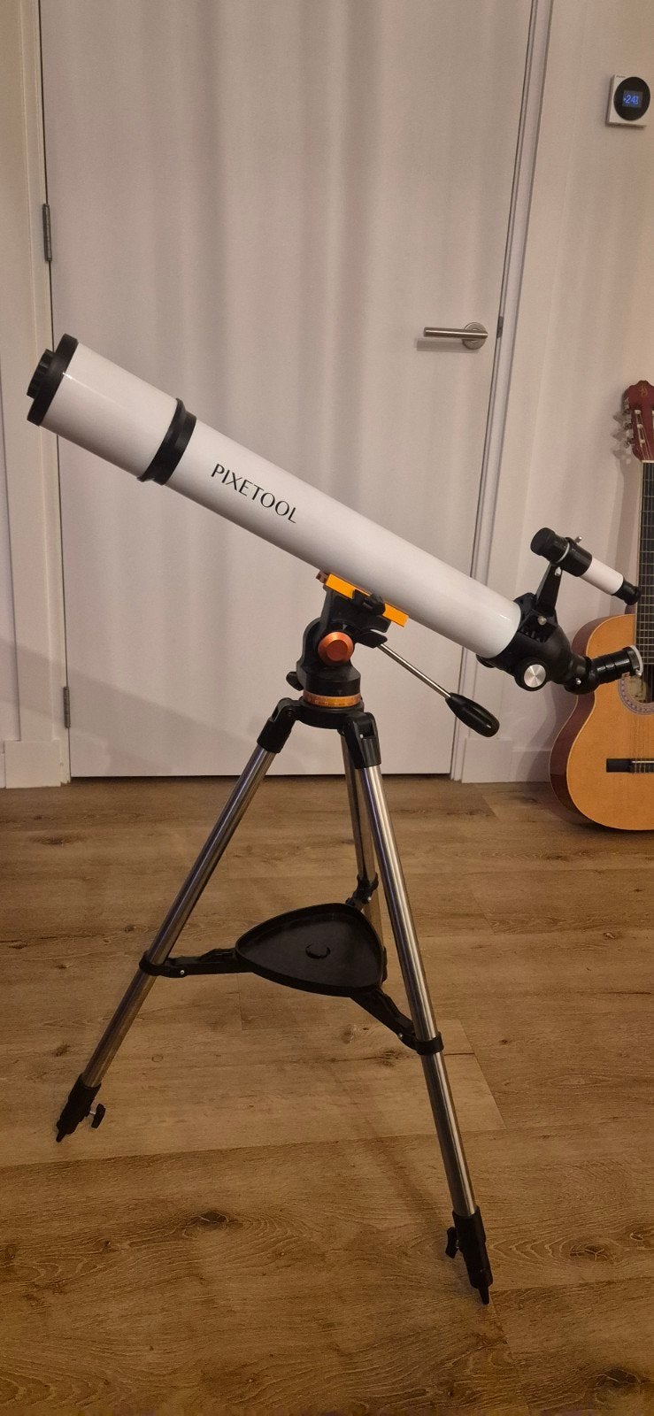 Telescoop, Audio, Tv en Foto, Optische apparatuur | Telescopen, Ophalen, Minder dan 80 mm, Lenzentelescoop (refractor), Met statief