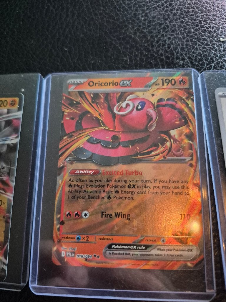 Pokemon oricorio fire wing, Verzenden, Zo goed als nieuw, Losse kaart