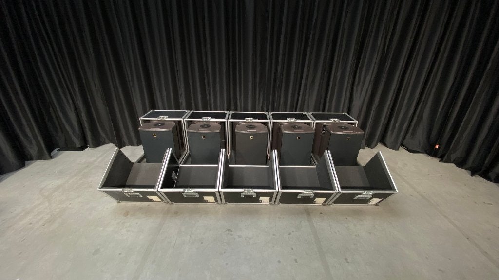 Lacoustics 12XT luidsprekerset incl. vliegframe, Audio, Tv en Foto, Gebruikt, Speakerset, Ophalen, 150 watt of meer