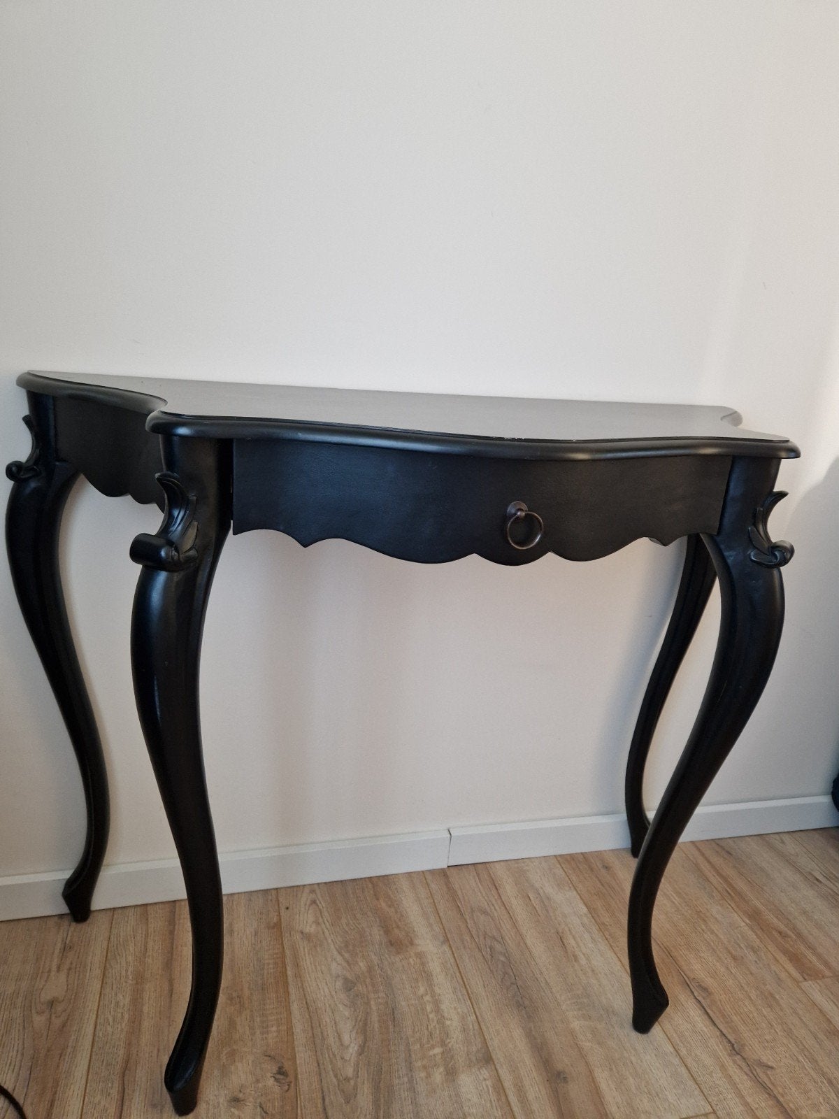 halve maan tafel - gangtafel - bijzettafeltje, Ophalen, Gebruikt, 50 tot 100 cm, Overige vormen
