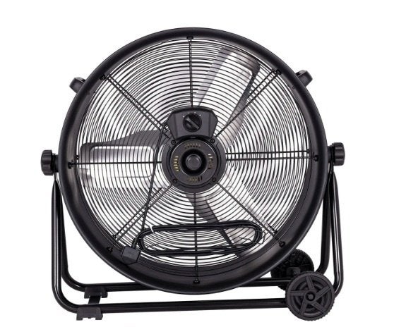 LEKKER VERKOELEND! Ventilator verrijdbaar 61 cm (NIEUW), ., Nieuw, Ophalen of Verzenden, Vloerventilator