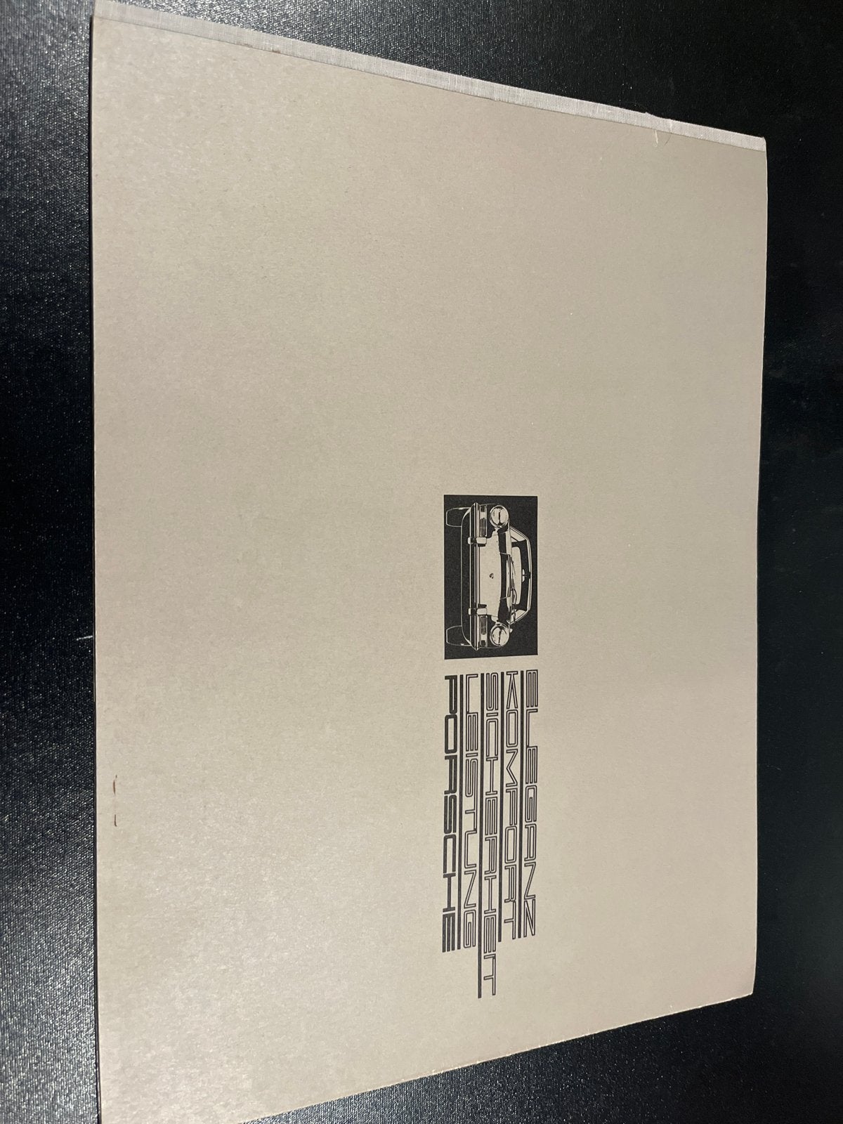 Porsche 911 folder Modeljaar 1969 Duitstalig, Ophalen of Verzenden, Gelezen, Porsche