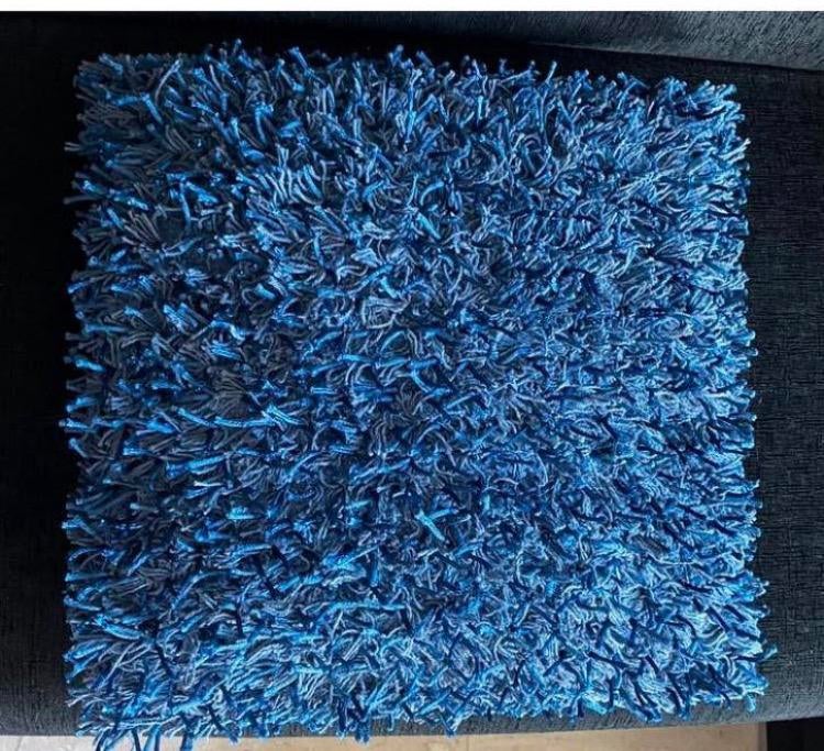 Dutch decor kussen, Ophalen of Verzenden, Zo goed als nieuw, Blauw, Vierkant