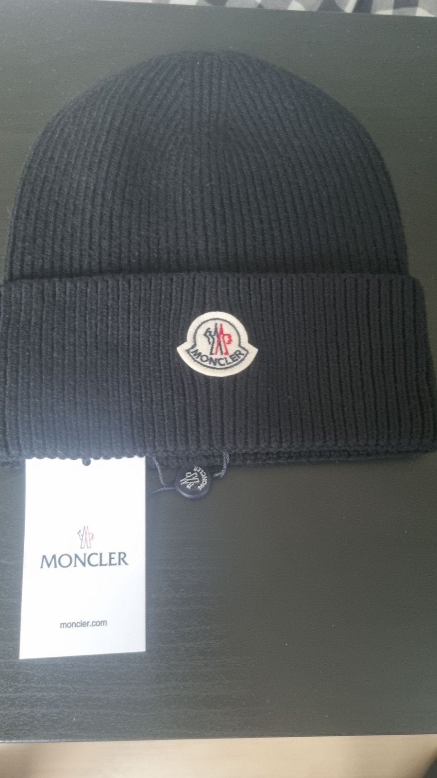Moncler muts zwart, universele maat, Kleding | Heren, Mutsen, Sjaals en Handschoenen, Moncler, Nieuw, Overige maten, Ophalen of Verzenden