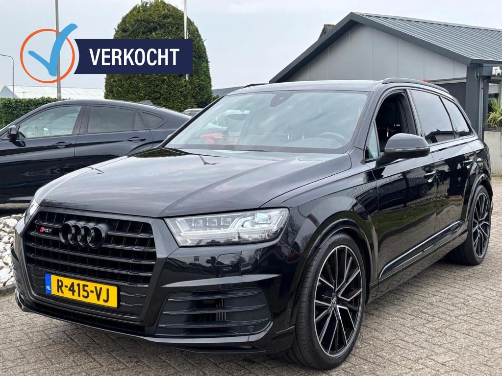 Audi Q7 4.0 V8 TDI SQ7 Zwart 2017 Trekhaak 22" Velgen, Auto's, Audi, Automatische klimaatregeling, Gebruikt, 2245 kg, Zwart