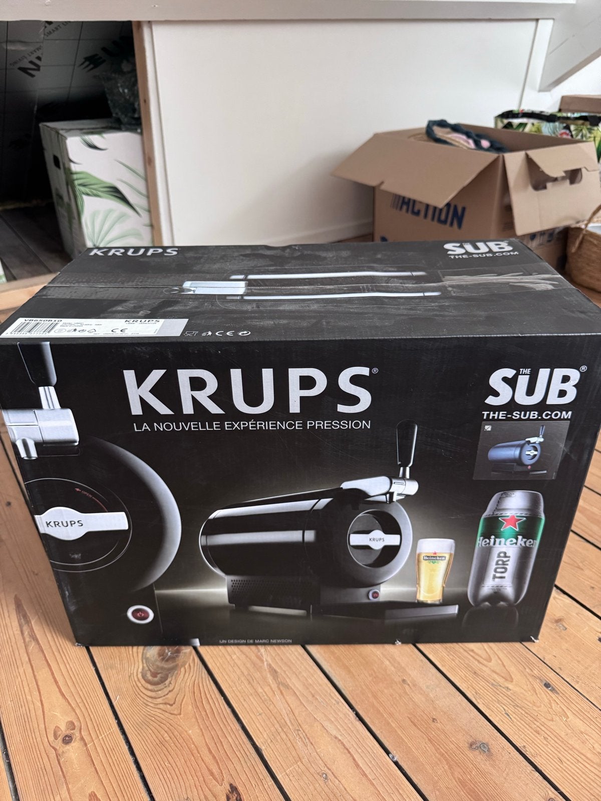 Krups The Sub thuistap - VB650B10, Witgoed en Apparatuur, Thuistaps, Ophalen of Verzenden, Nieuw, Krups