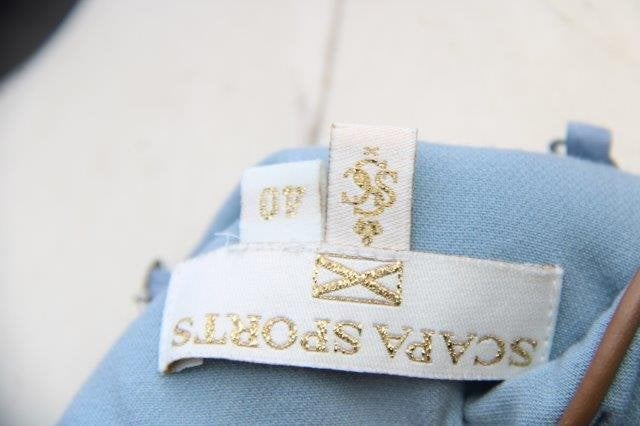Jasje licht blauw/ bruin Scapa Sports mt 40 Vaste prijs AANB, Maat 38/40 (M), Scapa, Blauw, Ophalen of Verzenden