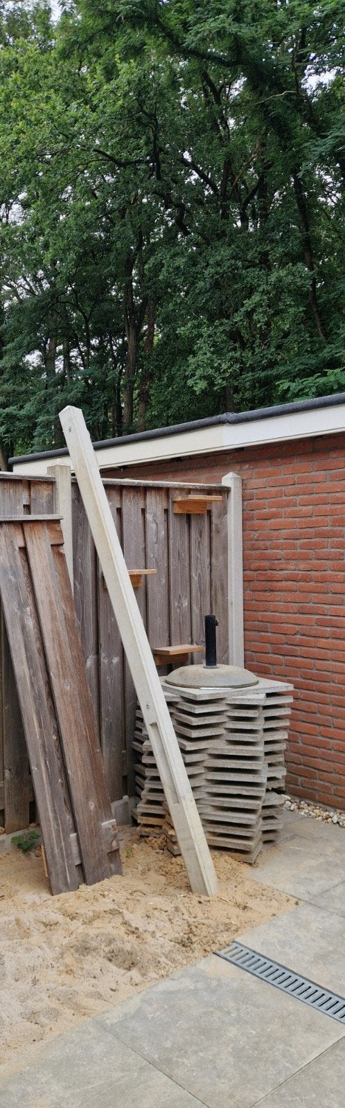 Betonnen paal voor schutting, Tuin en Terras, Ophalen, Overige materialen, Gebruikt, Minder dan 3 meter
