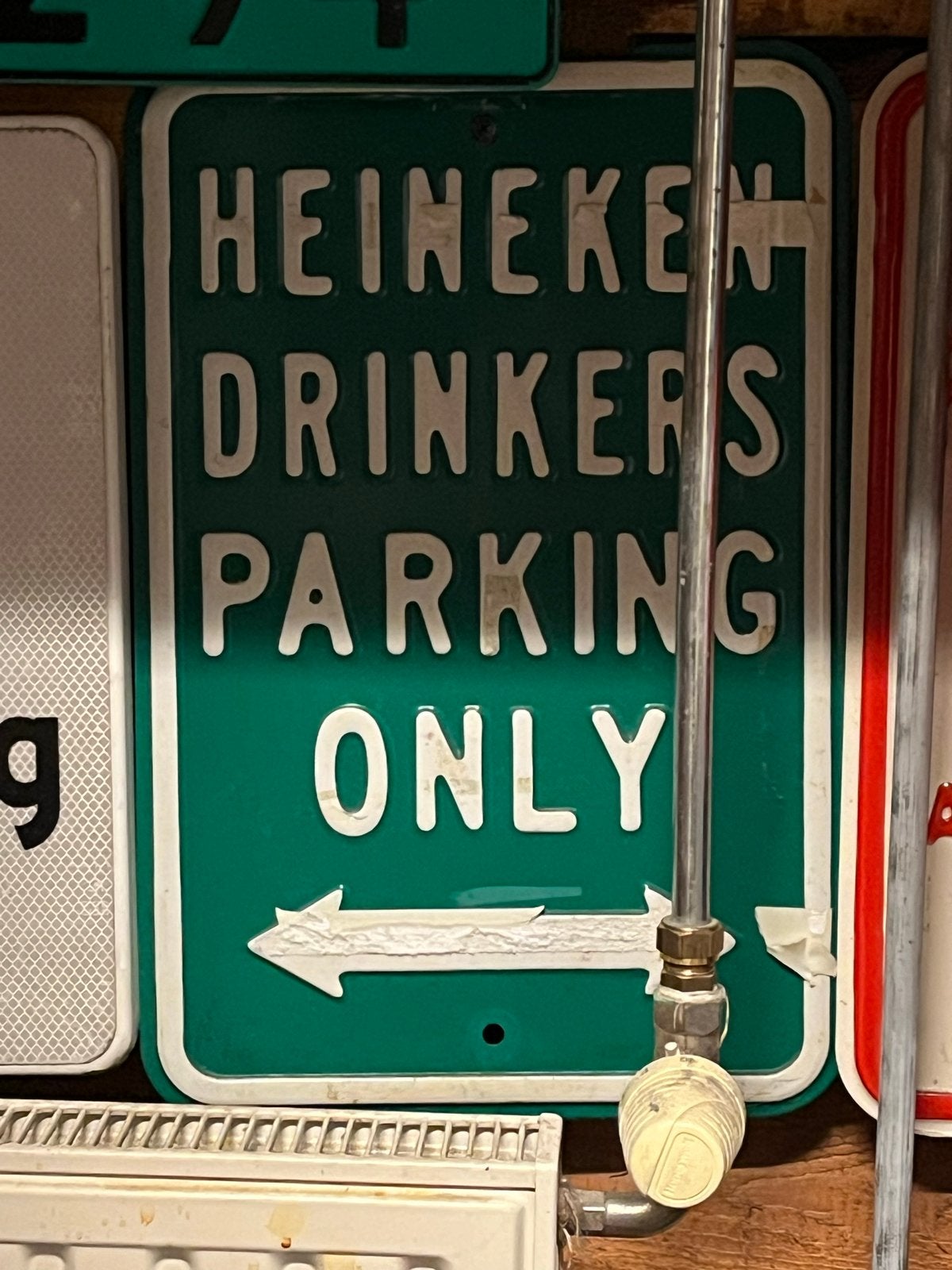 Heineken Brievenbus, Bord en Losse Spullen, Verzamelen, Ophalen, Gebruikt