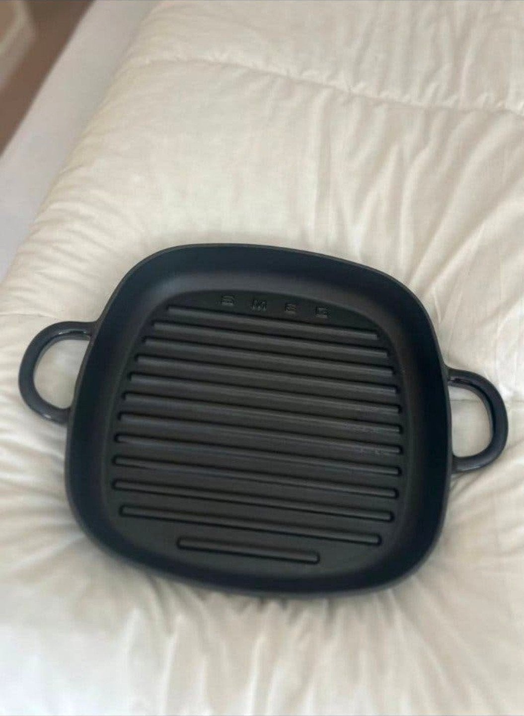 Smeg grillpan 25 cm - Zo goed als nieuw, Ophalen, Zo goed als nieuw