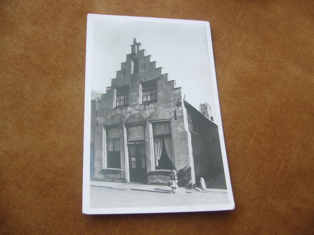ZALT BOMMEL  =  OUDE GEVEL KONINGSTRAAT  1949, Ophalen of Verzenden, 1940 tot 1960, Gelopen, Gelderland