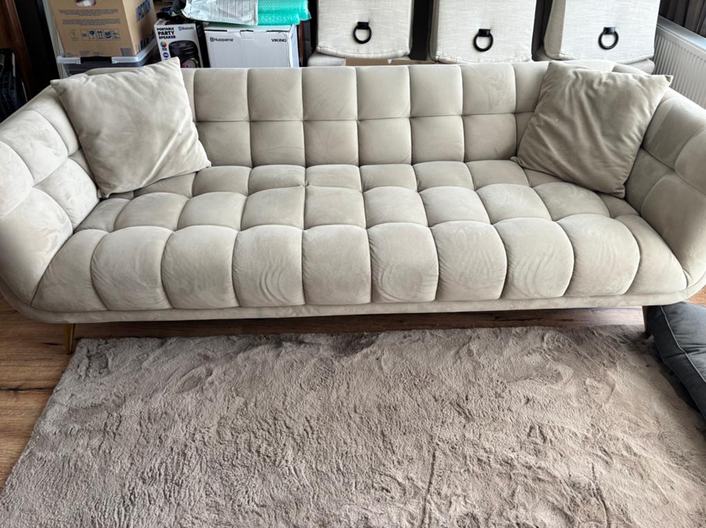 Richmond Interiors Huxley 3 zits bank, Huis en Inrichting, Banken | Sofa's en Chaises Longues, Ophalen, Driepersoons, 75 tot 100 cm