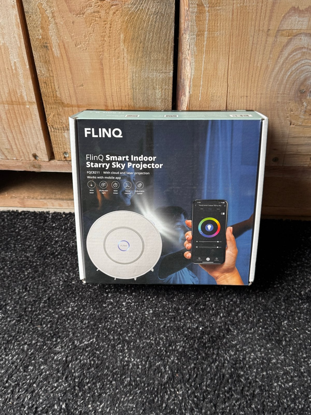 Flinq Slimme Sterrenprojector - Creëer een Magische Sfeer, Nieuw, Kunststof, Ophalen of Verzenden, Modern