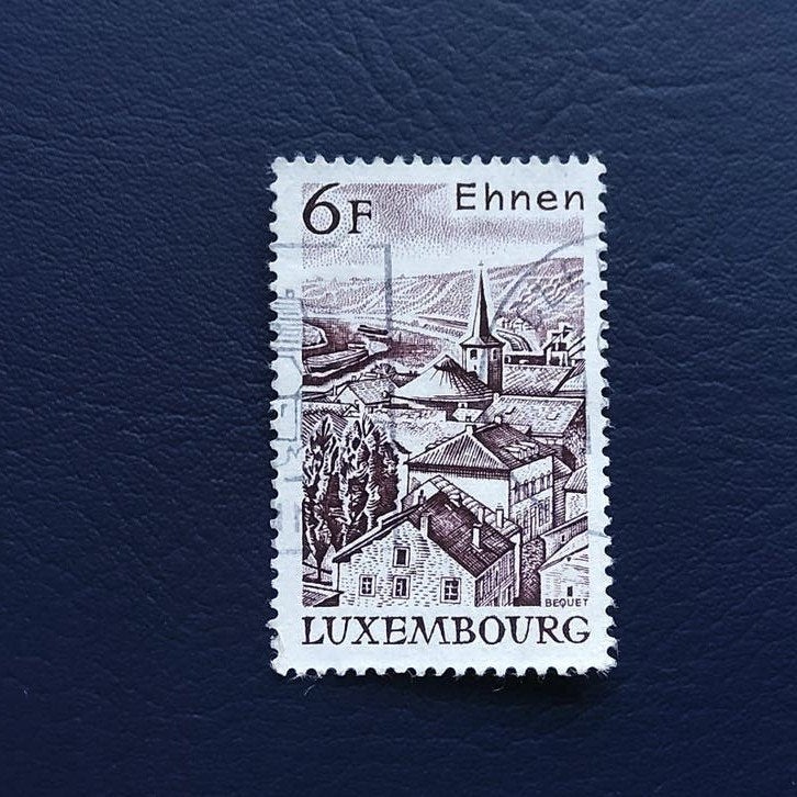 Luxemburg postzegel 6F Ehnen, Ophalen of Verzenden