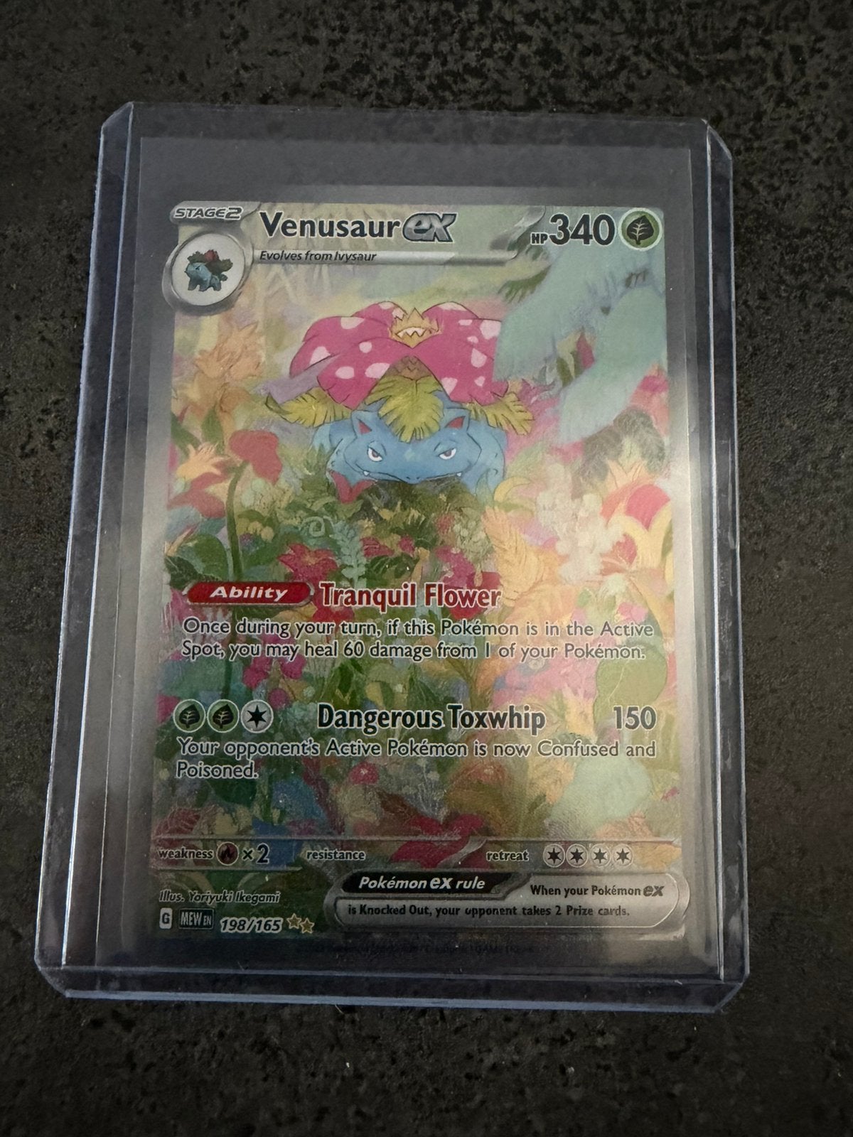 Venusaur, Ophalen, Zo goed als nieuw