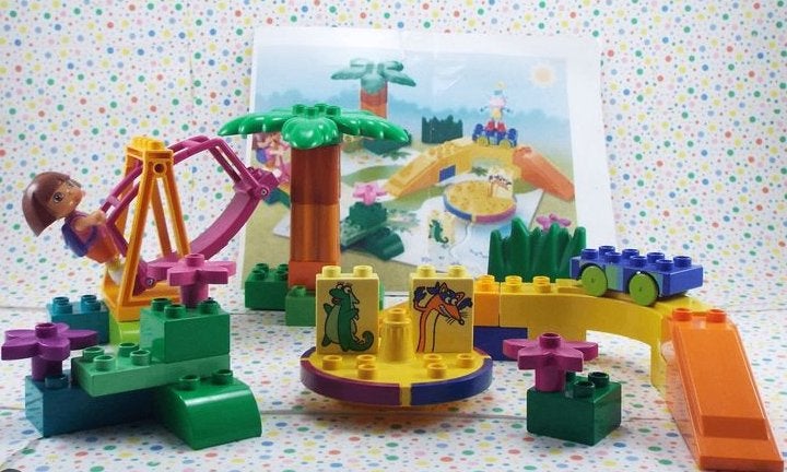 DUPLO Dora en Boots in het speelpark - 7332 - LEGO, Ophalen of Verzenden, Duplo